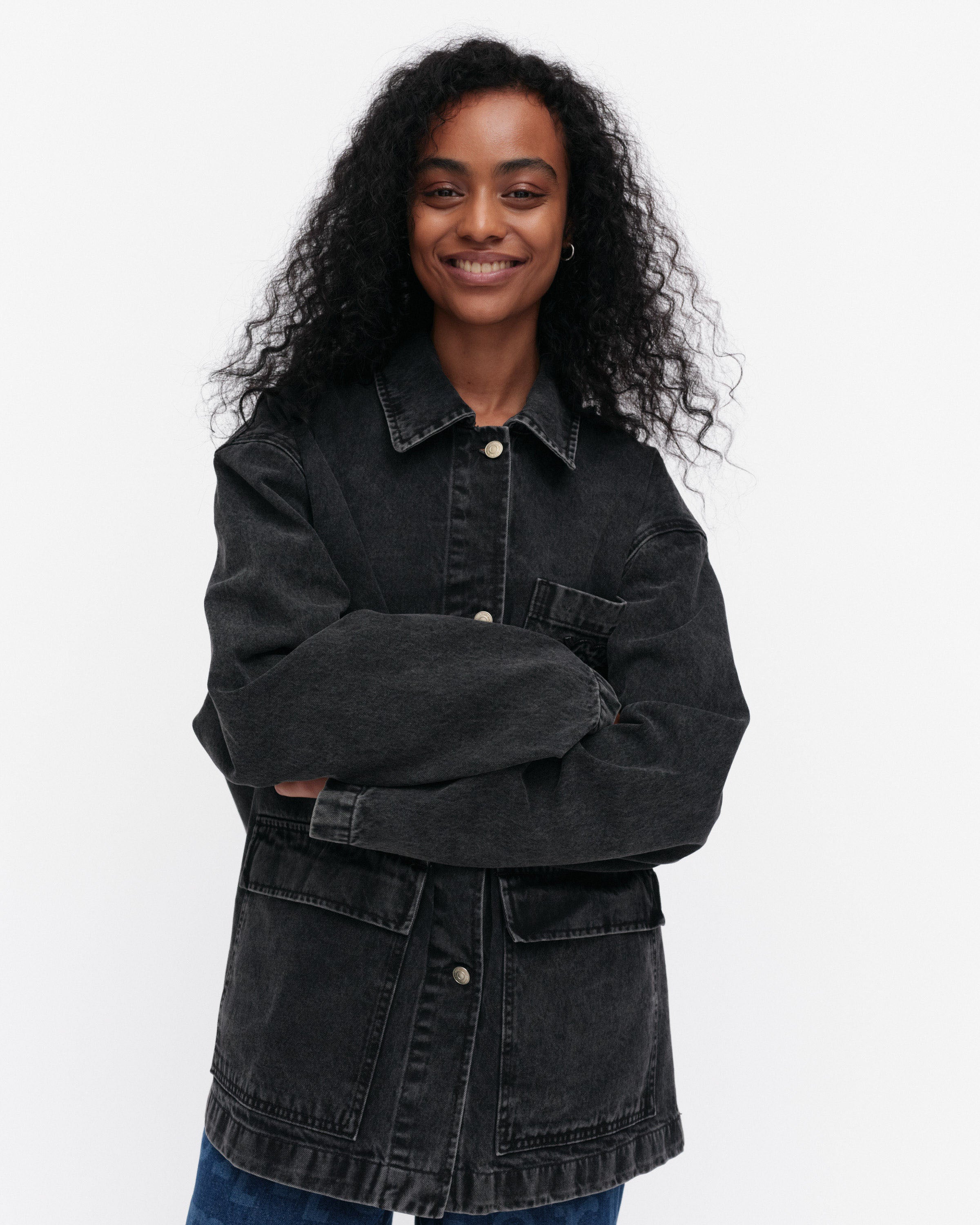 MARIDENIM POWERI UNIKKO DENIM JACKET 70CM | MARIMEKKO
