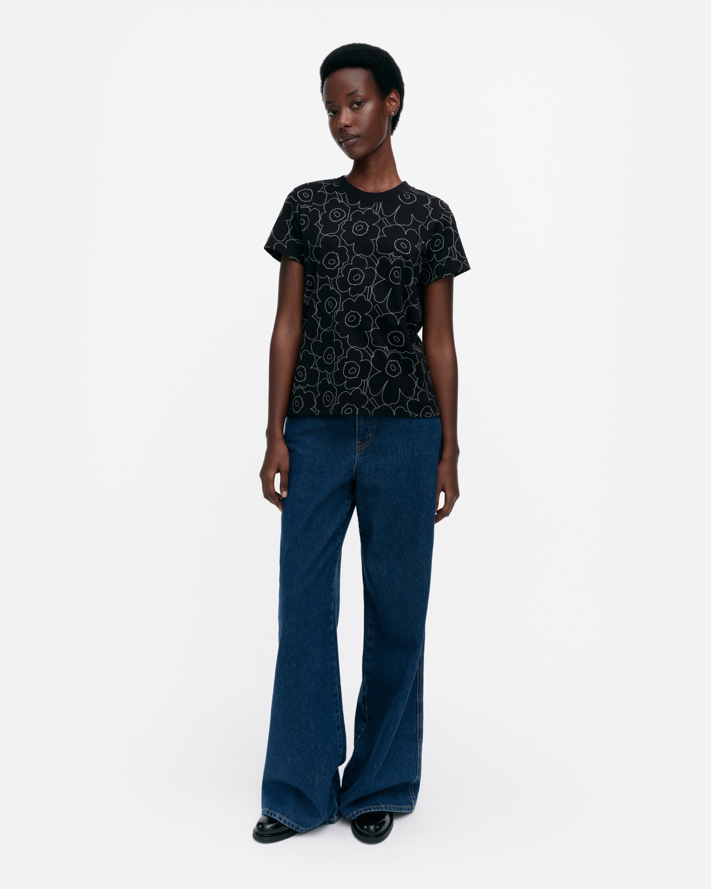 Heleys Outline Unikko Short Sleeve Top 60cm