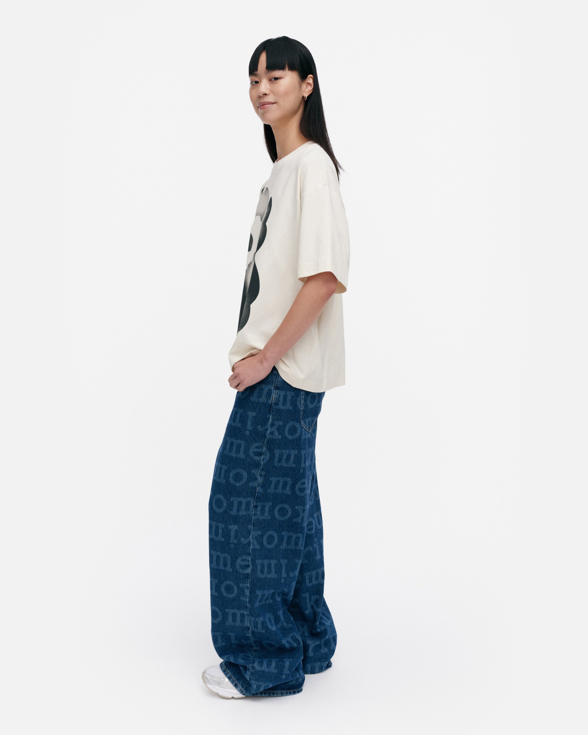 Veisto Unikko Placement Kioski Short Sleeve Top 66cm