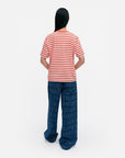 Tasaraita Unikko Kioski Short Sleeve Top 63cm