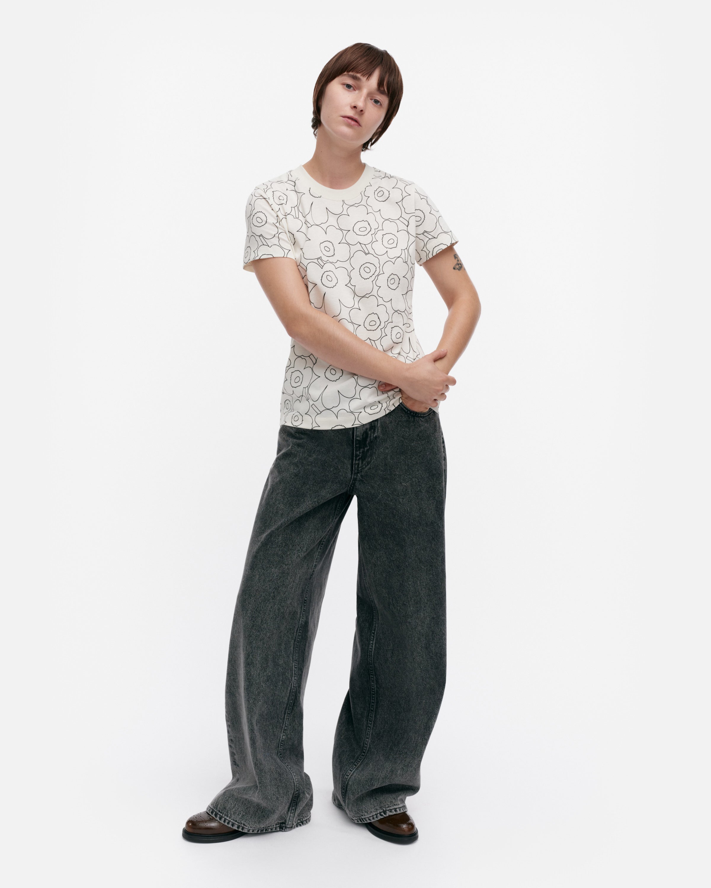 Heleys Outline Unikko Short Sleeve Top 60cm
