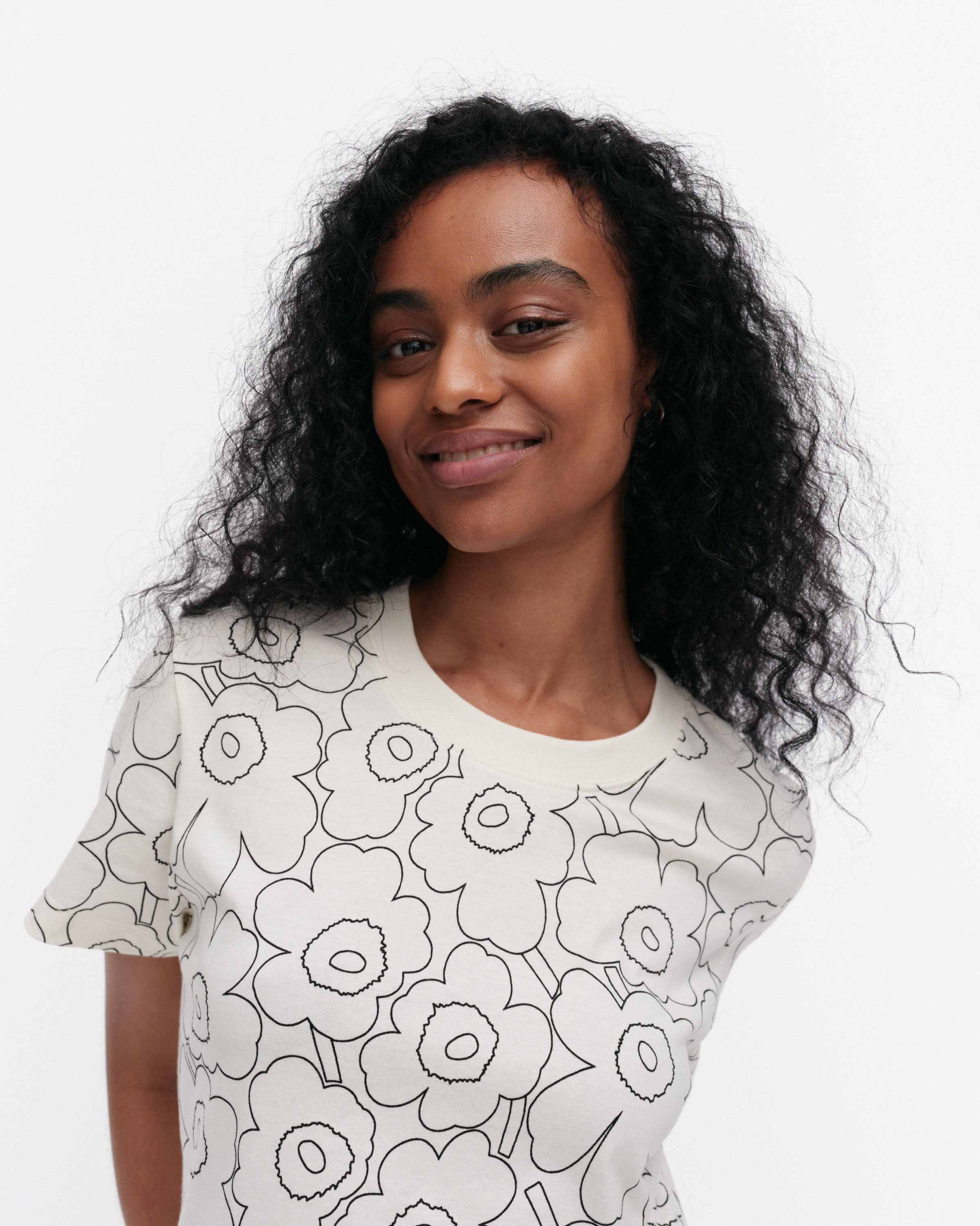 Heleys Outline Unikko Short Sleeve Top 60cm