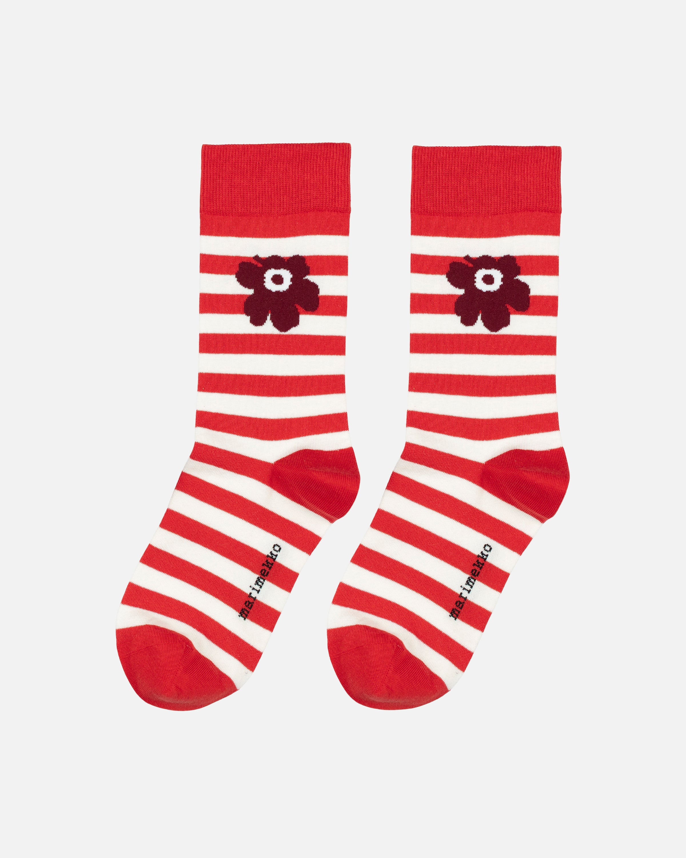 Kasvaa Tasaraita Unikko Kioski Socks