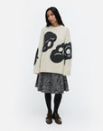 Luonto Tumma Knitted Wool Long Sleeve Top