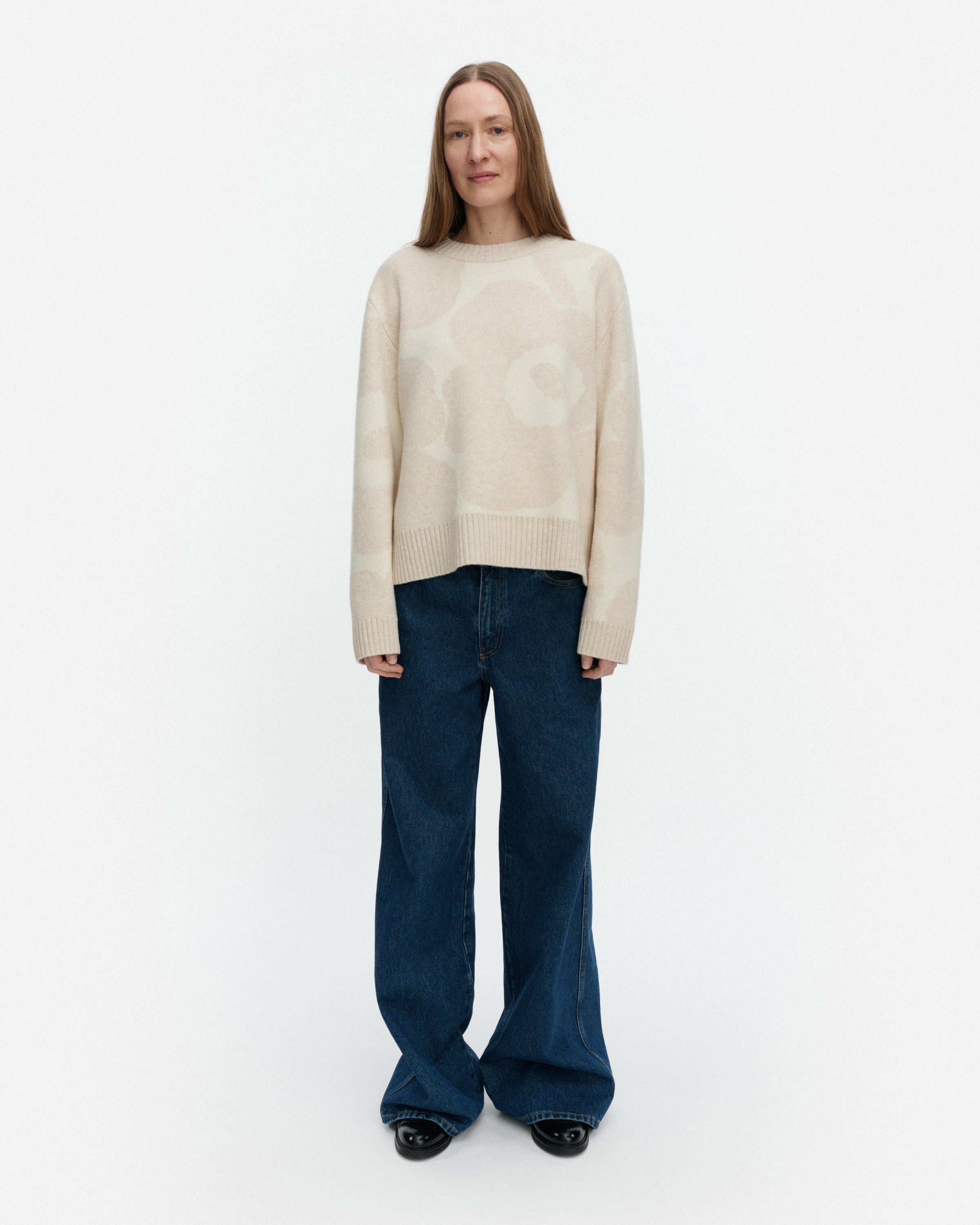Virtaus Unikko Knitted Wool Long Sleeve Top 59cm