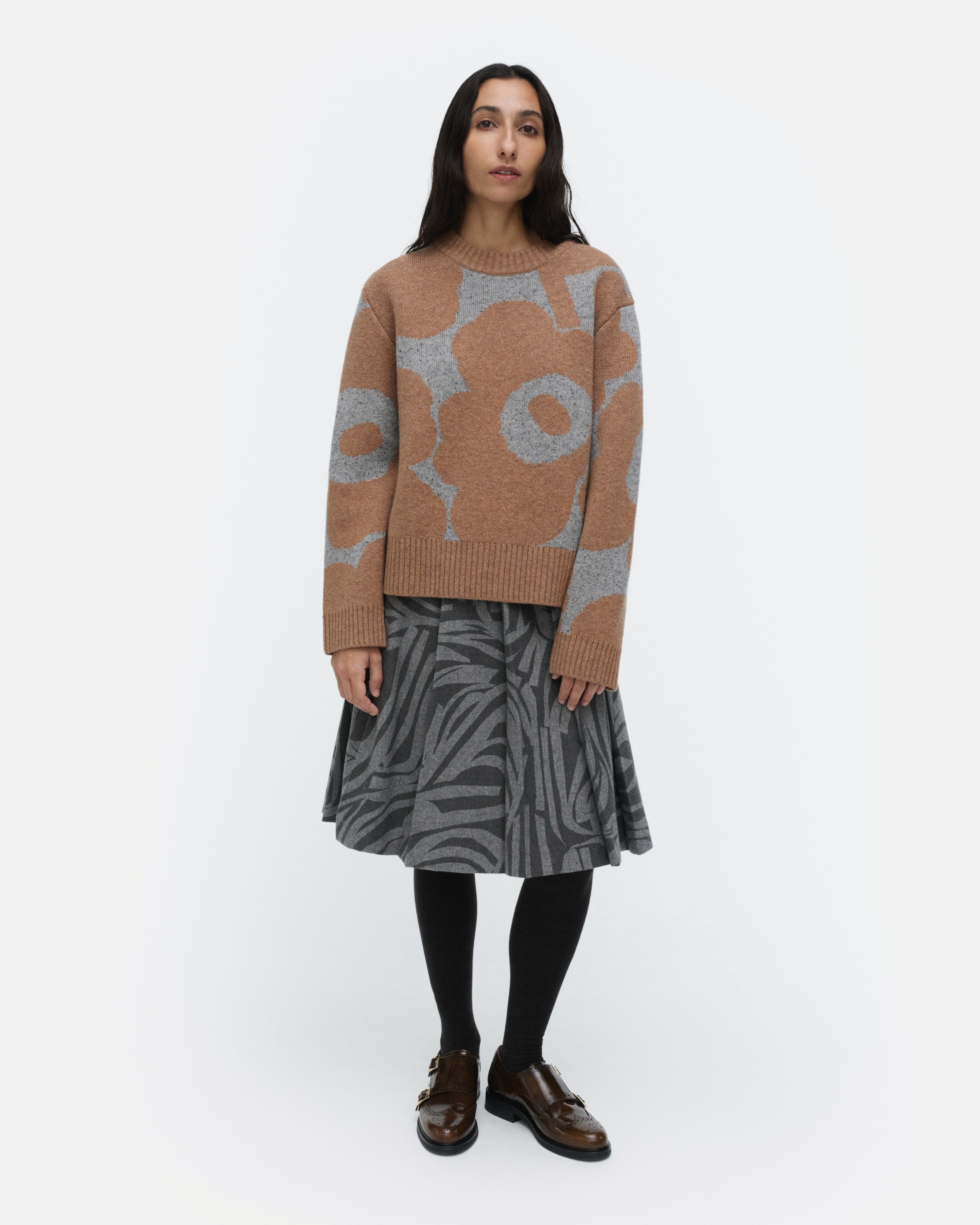 Virtaus Unikko Knitted Wool Long Sleeve Top 59cm