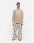 Kioski Vihkiruusu Ruusut Knitted Wool Long Sleeve Top 72cm