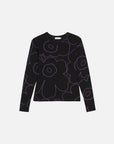 Vieda Outline Unikko Jersey Long Sleeve Top