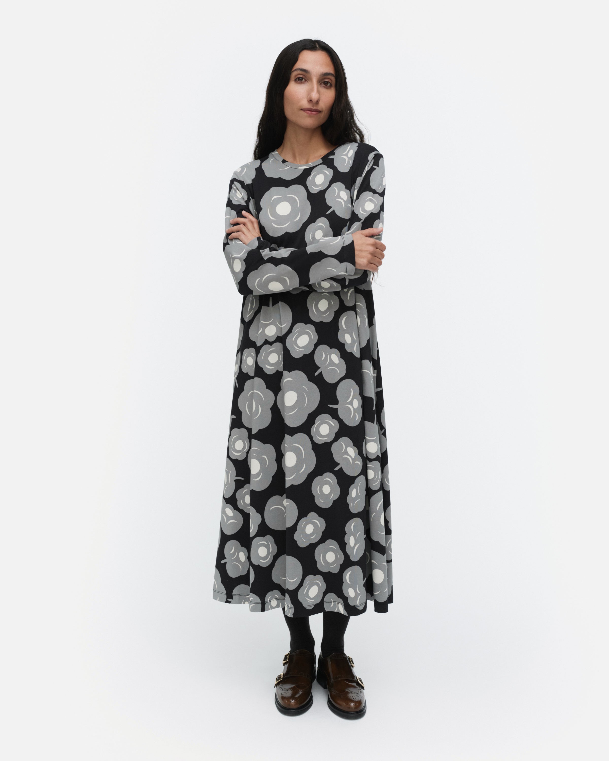 Lehtokielo Tumma Jersey Dress 117cm
