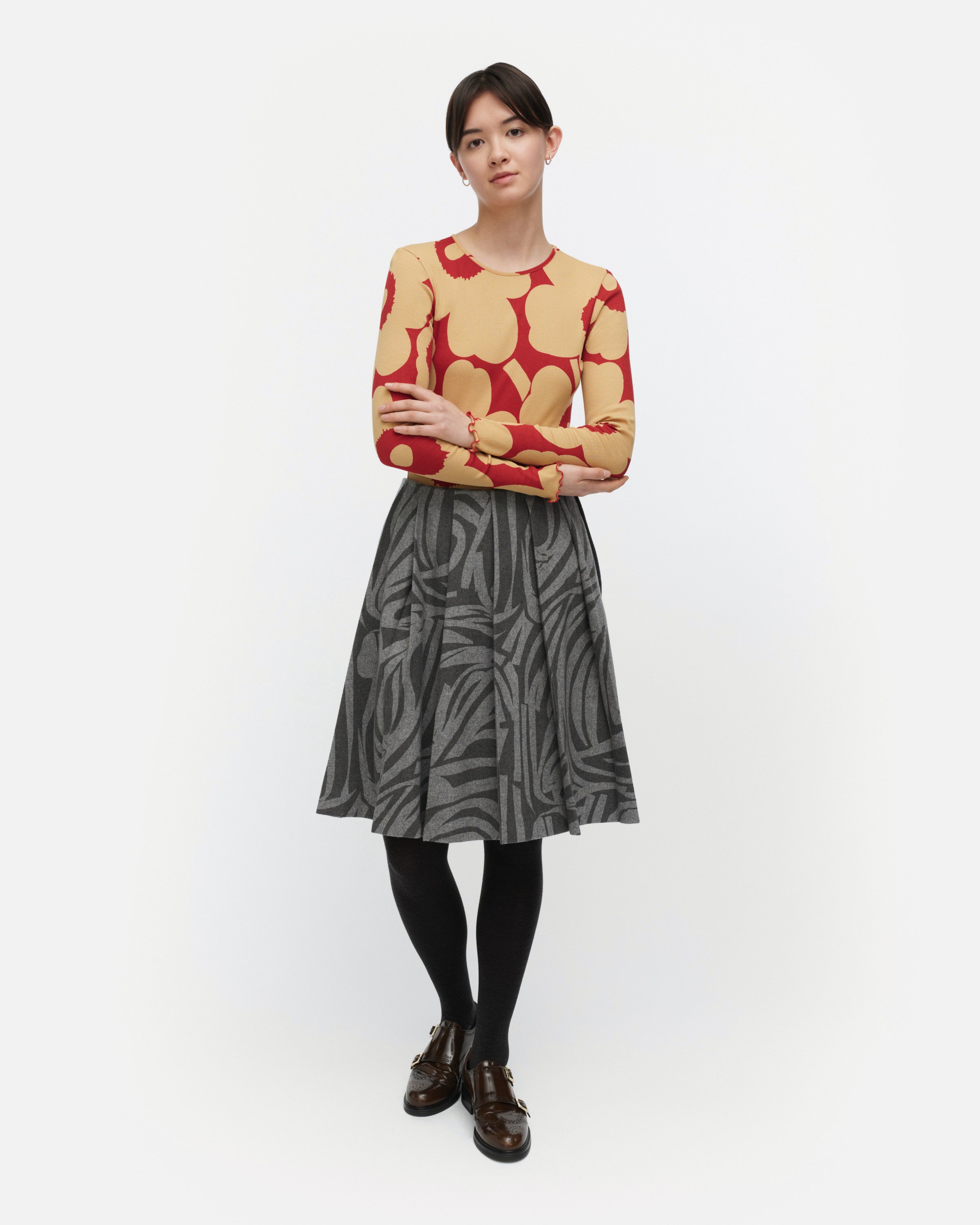 Floraali Unikko Jersey Long Sleeve Tee 64cm