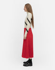 Myy Outline Unikko Pleated Skirt 83.5cm