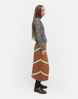 Piiru Basso Pleated Skirt 83.5cm