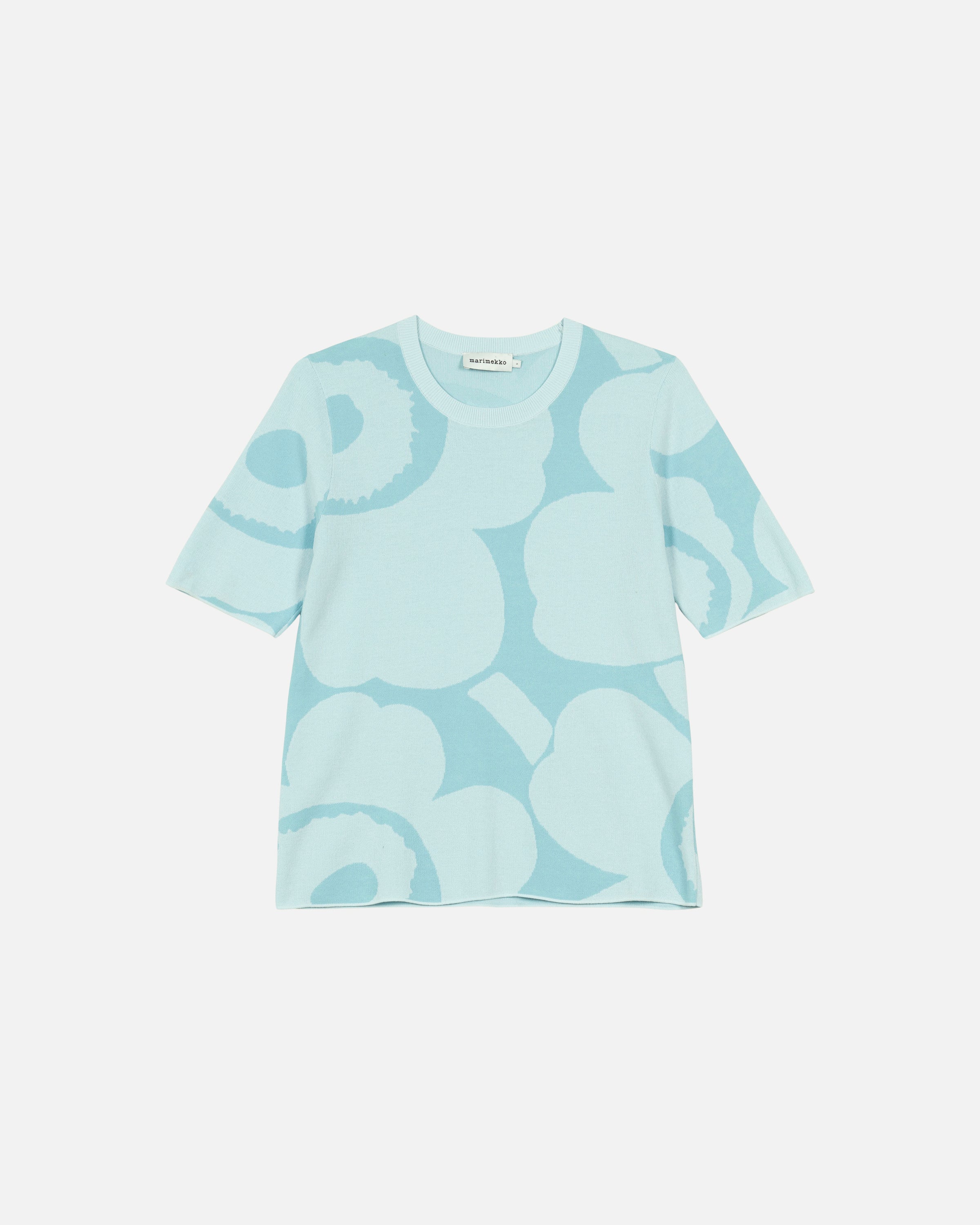 Oletus Unikko Cotton Knitted Short Sleeve Slim Top 59cm