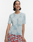 Oletus Unikko Cotton Knitted Short Sleeve Slim Top 59cm