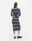 Hytina Helvi Rib Slim Long Sleeve Dress 125cm