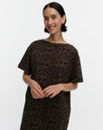 Joku Unikko Crewneck Short Sleeve Dress 107cm