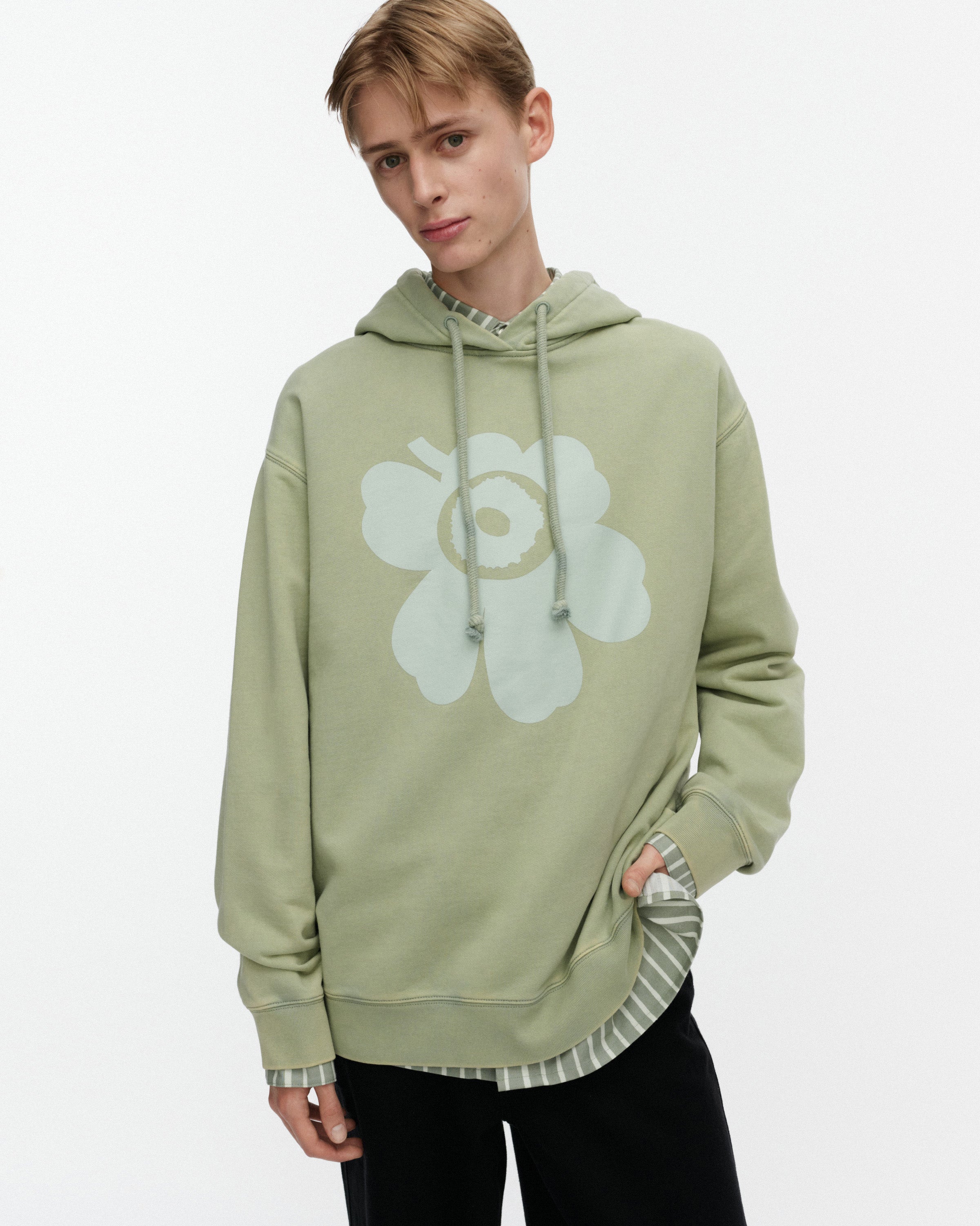 Sanoma Unikko Placement Kioski French Terry Hoodie 71cm