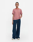 Tasaraita Unikko Kioski Short Sleeve Top 63cm