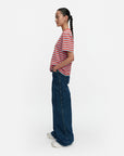 Tasaraita Unikko Kioski Short Sleeve Top 63cm