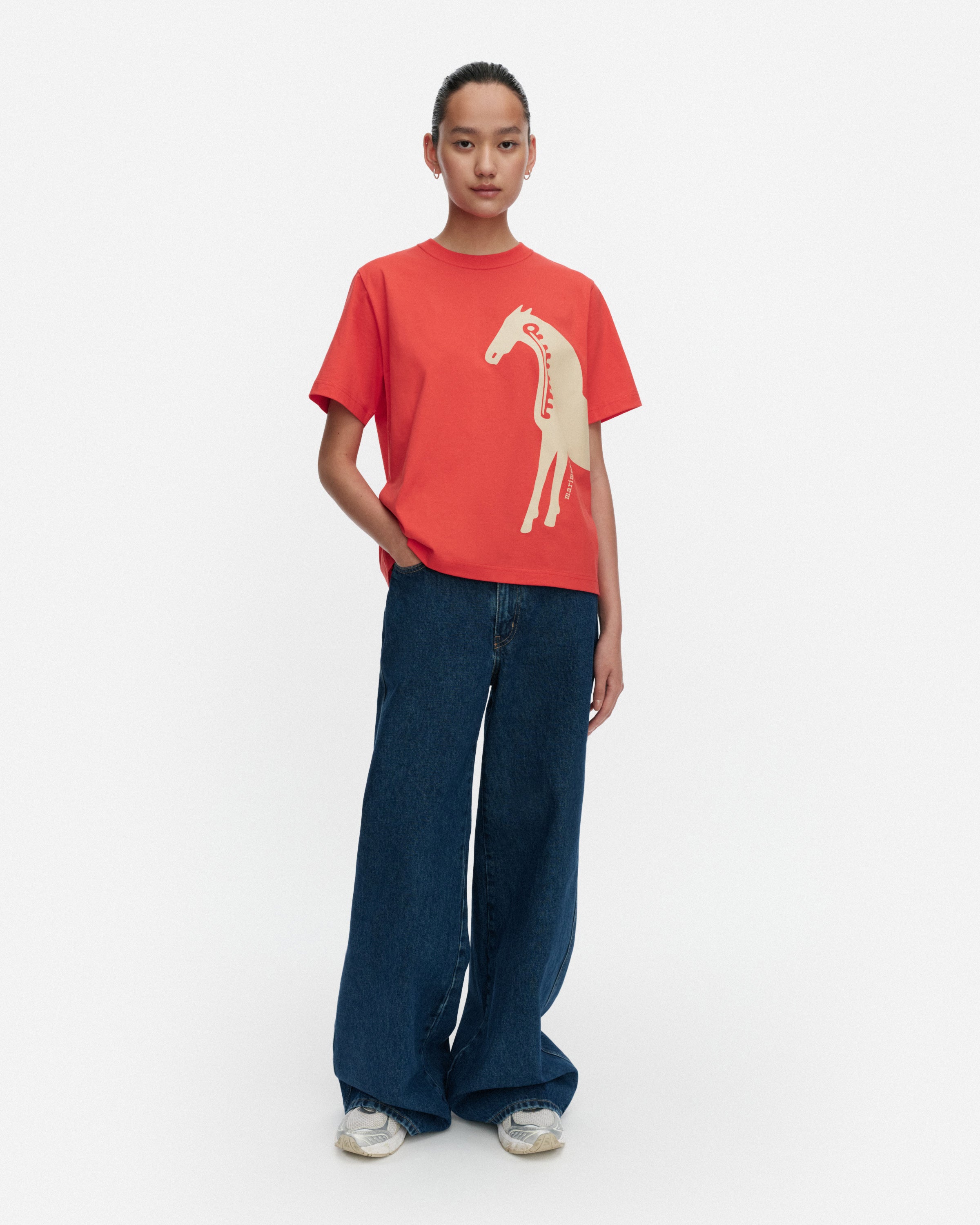 Chinese New Year Else Musta Tamma Kioski Short Sleeve Top 63cm
