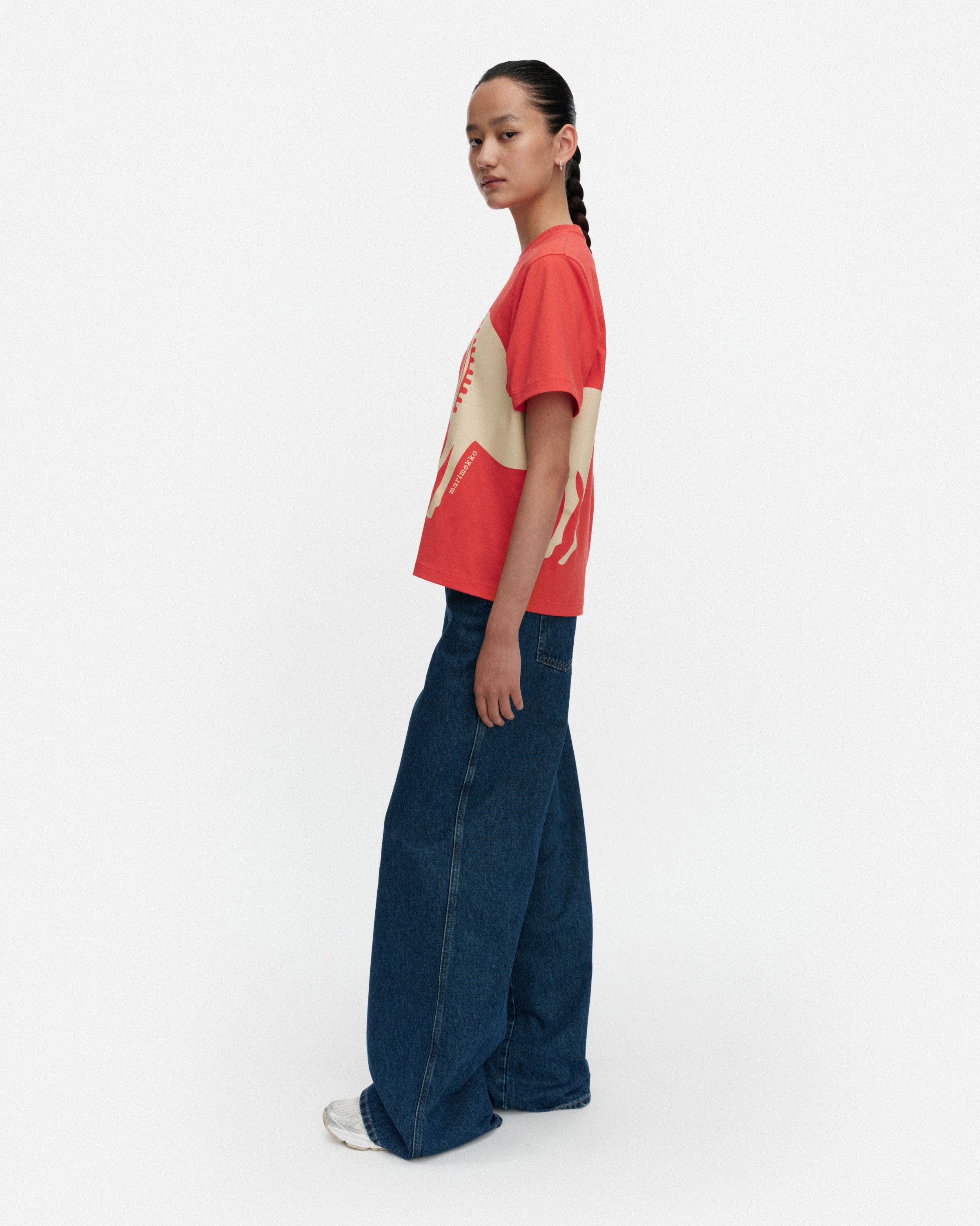Chinese New Year Else Musta Tamma Kioski Short Sleeve Top 63cm