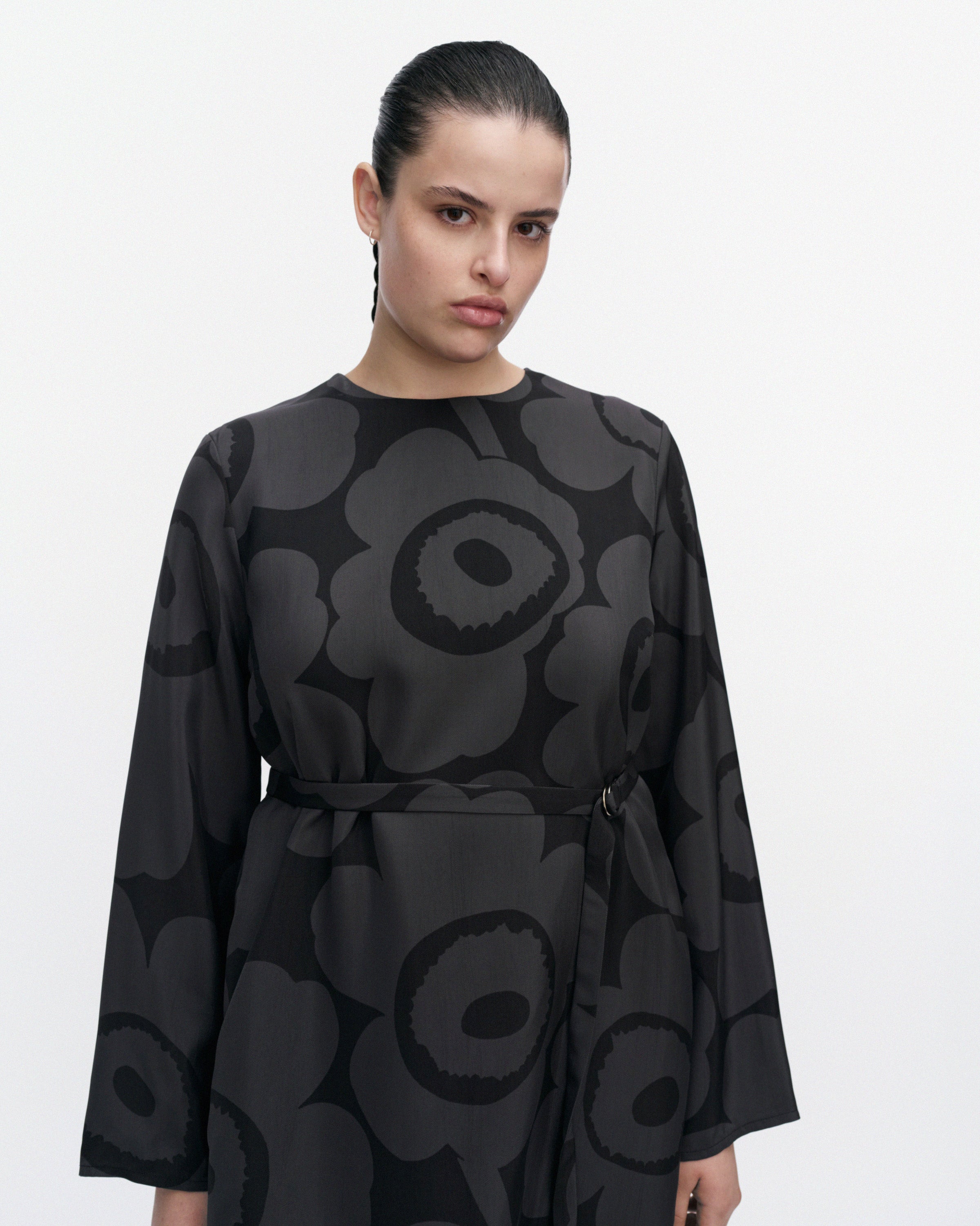 Hienous Unikko Viscose Long Sleeve Dress 92cm
