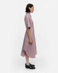 Paperi Piccolo Cotton Poplin Short Sleeve Shirt Dress 120cm