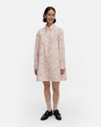 Kuvitelma Unikko Cotton Poplin Long Sleeve Shirt Dress 90cm