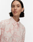 Kuvitelma Unikko Cotton Poplin Long Sleeve Shirt Dress 90cm
