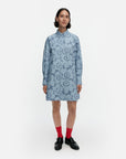 Kuvitelma Unikko Cotton Poplin Long Sleeve Shirt Dress 90cm