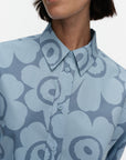 Kuvitelma Unikko Cotton Poplin Long Sleeve Shirt Dress 90cm
