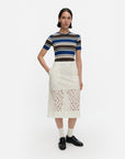 Nokkeluus Keidas Broderie Slim Skirt 74cm