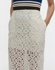 Nokkeluus Keidas Broderie Slim Skirt 74cm