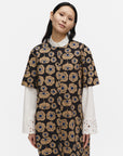 Taitavuus Tumma Round Neck A-Line Shirt Dress 92cm