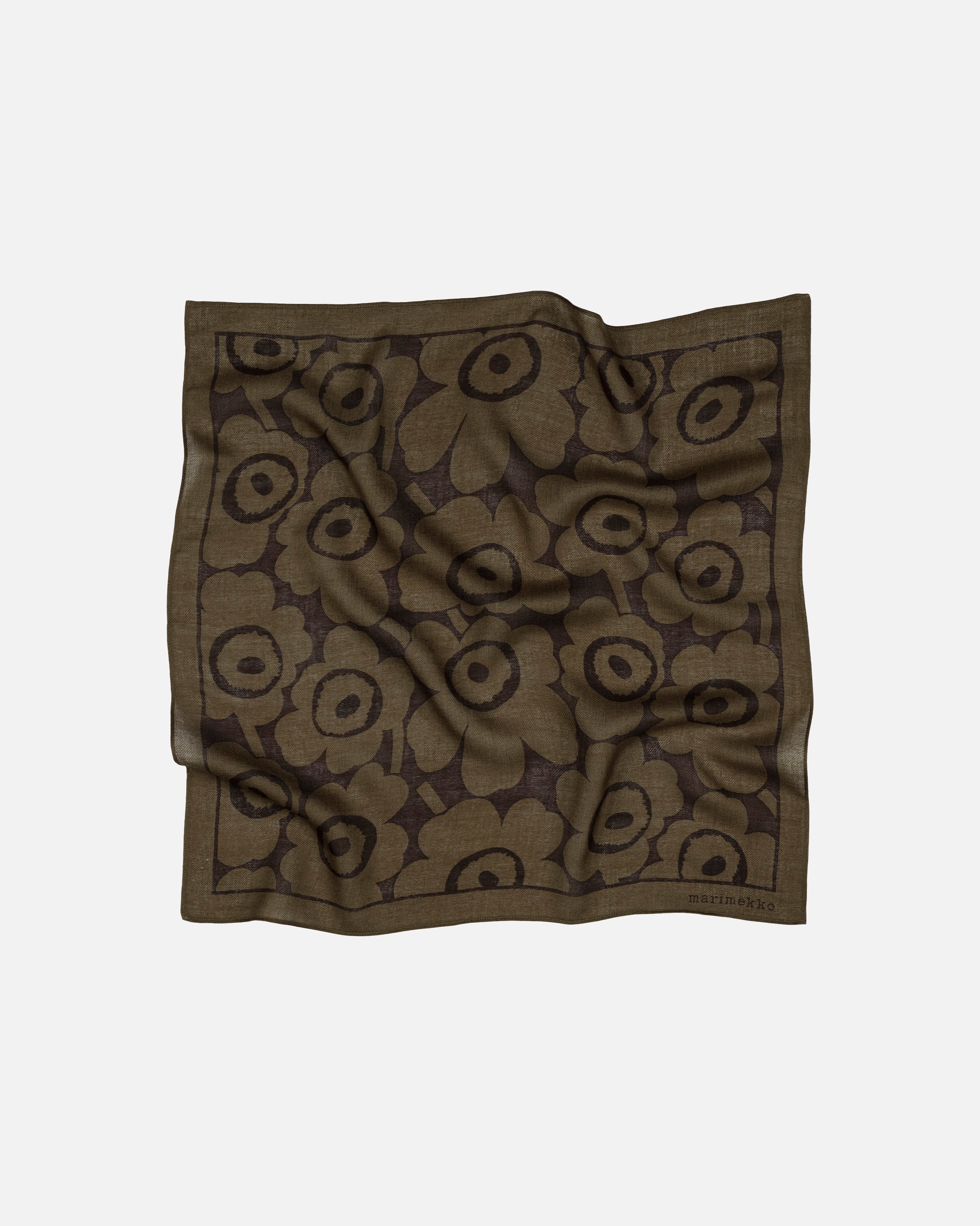 Kuittaus Unikko Wool Scarf 60X60cm