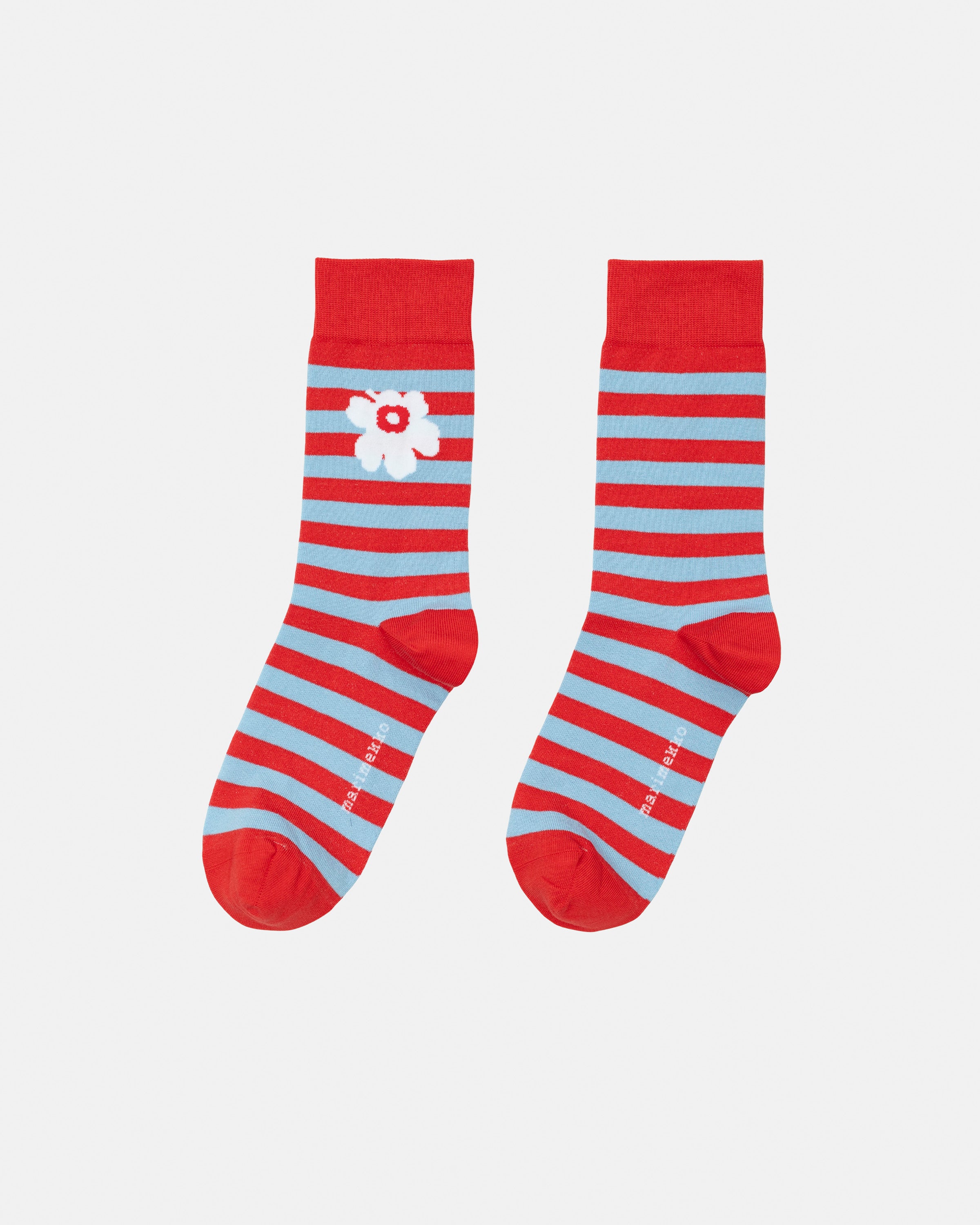 Kioski Kasvaa Tasaraita Unikko One Socks