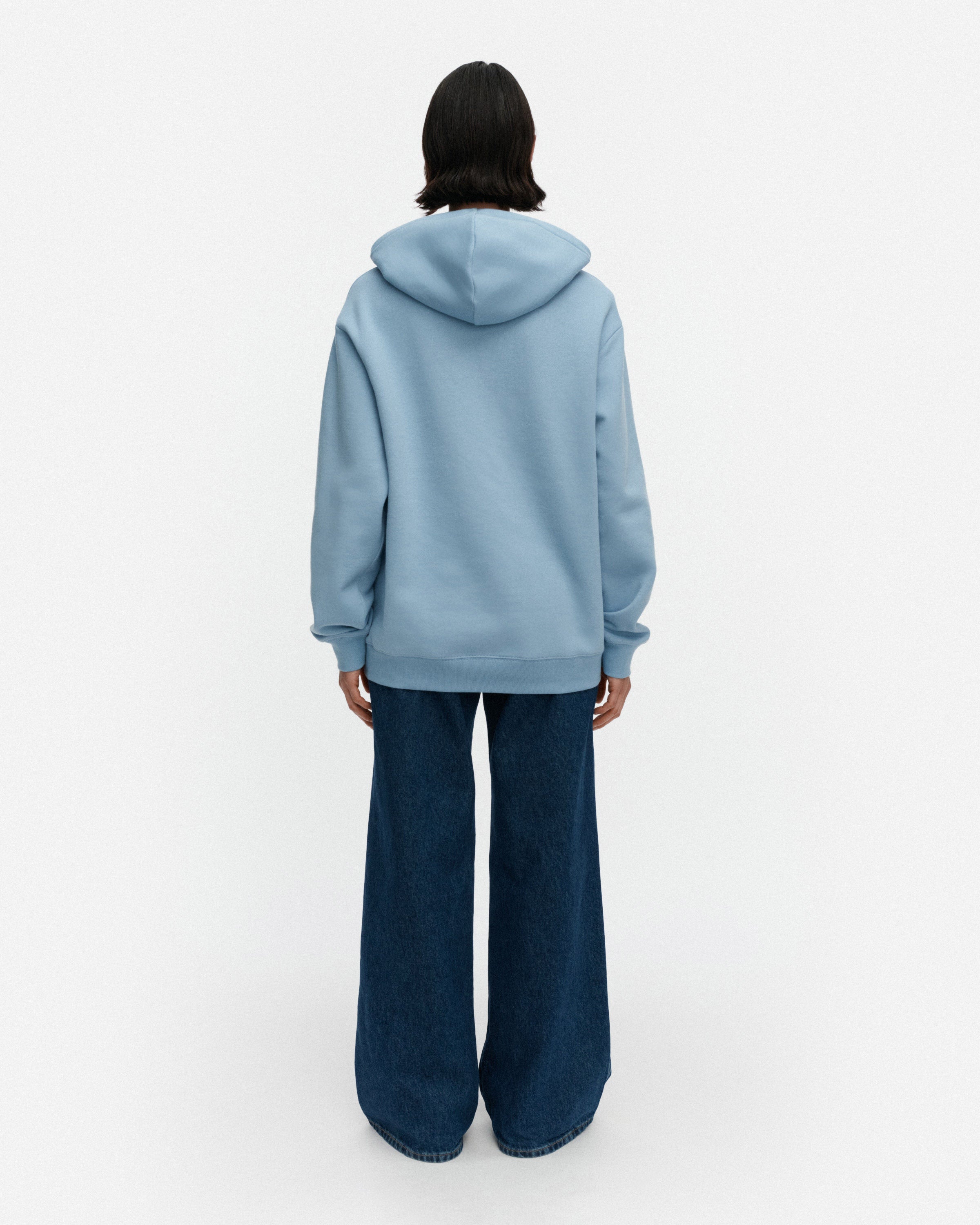 Runoja Unikko Placement Kioski Fleece Hoodie 71cm
