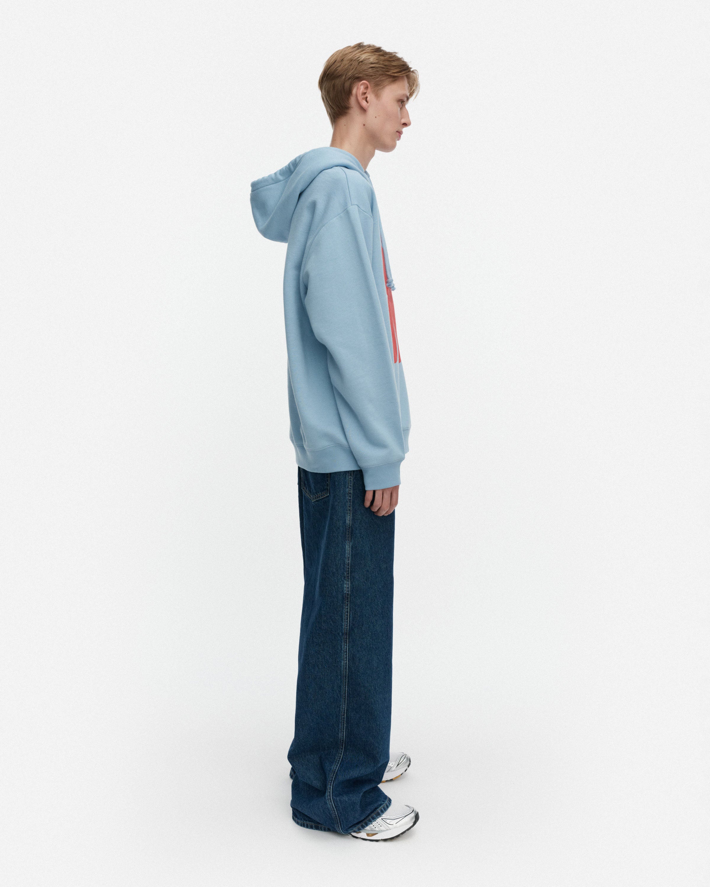 Runoja Unikko Placement Kioski Fleece Hoodie 71cm