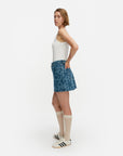 Maridenim Ruudut Kukka Mini Skirt 39cm