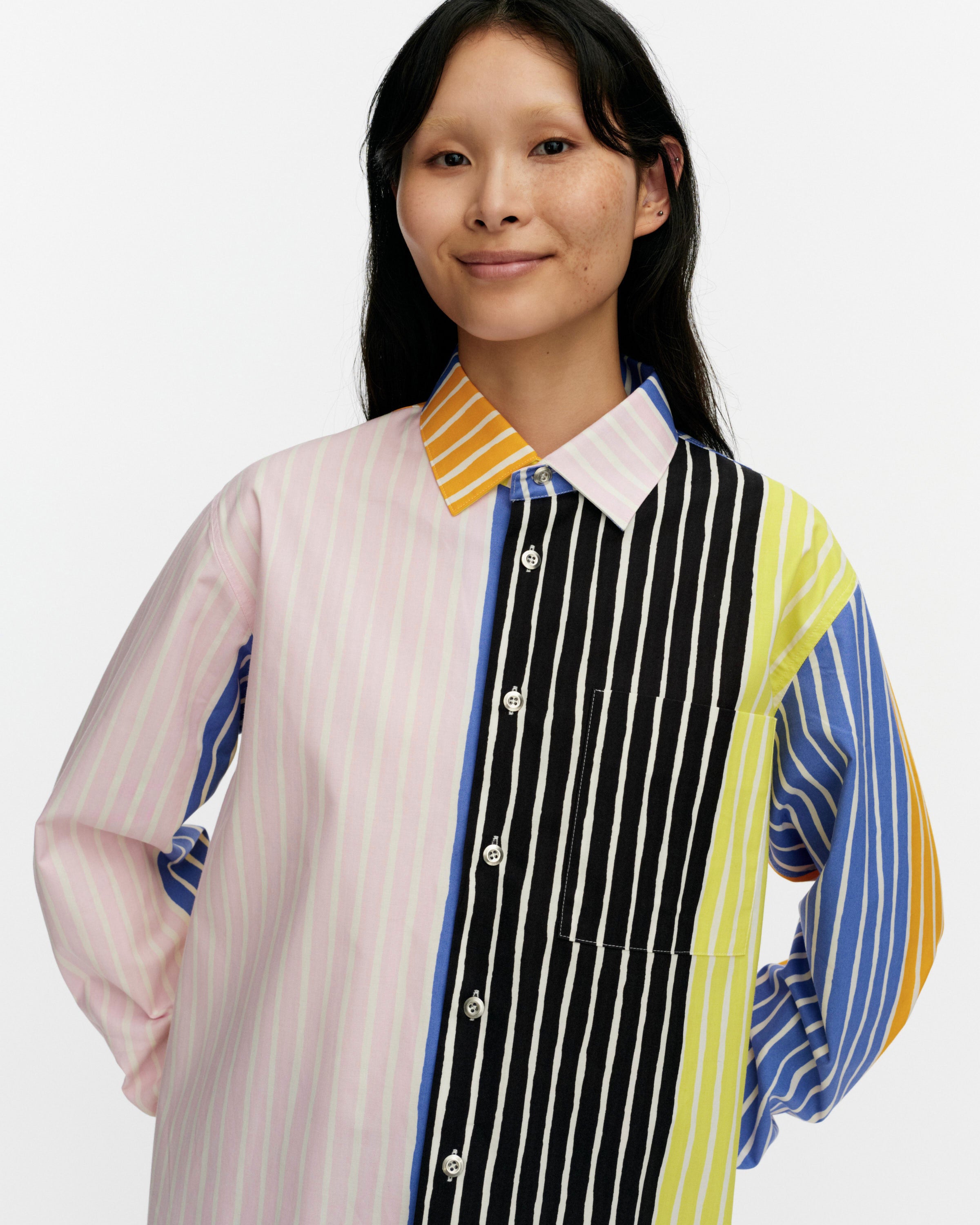 KIOSKI JOKAPOIKA MULTI COTTON SHIRT 76CM | MARIMEKKO