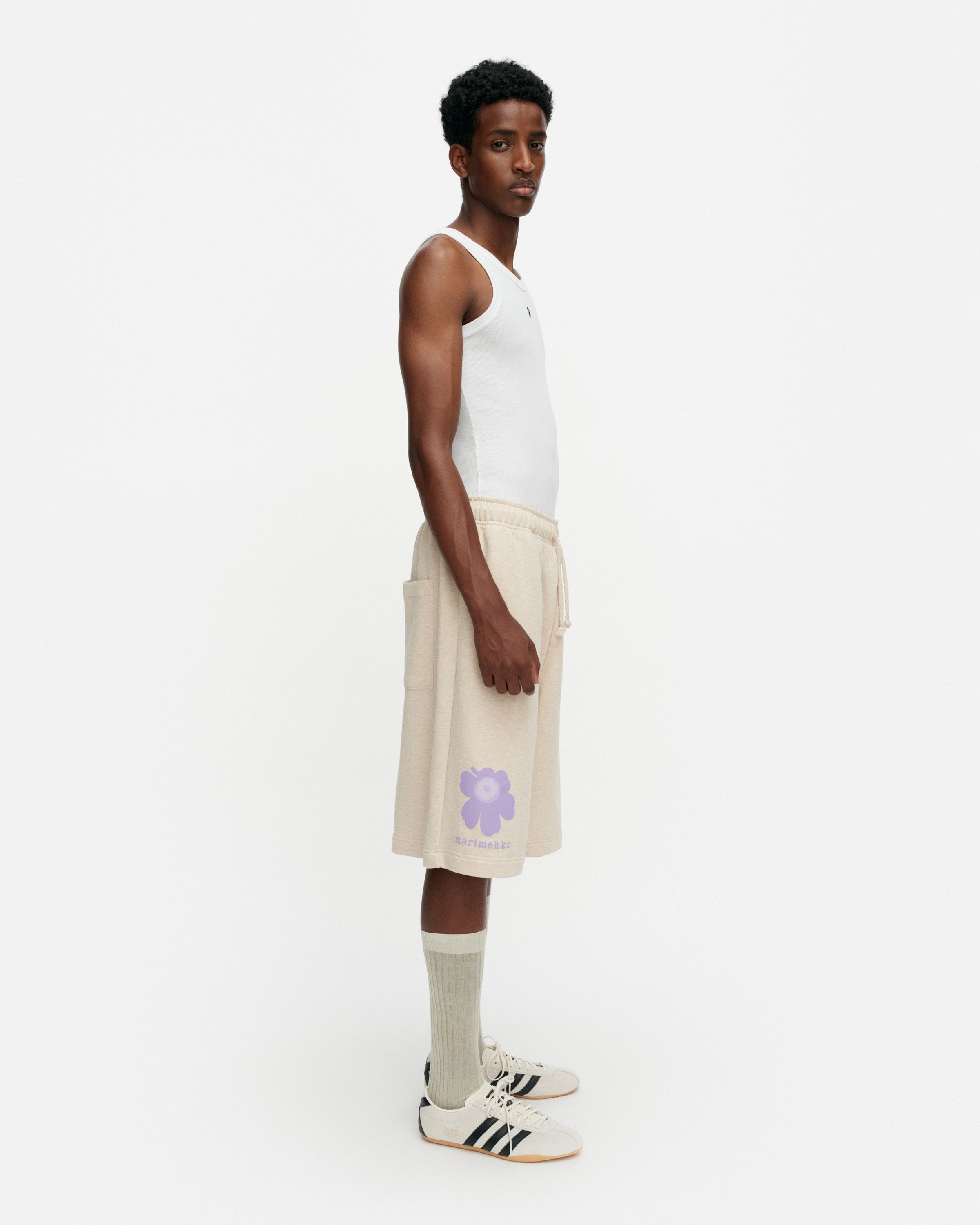 Kioski Sarana Unikko Placement French Terry Shorts