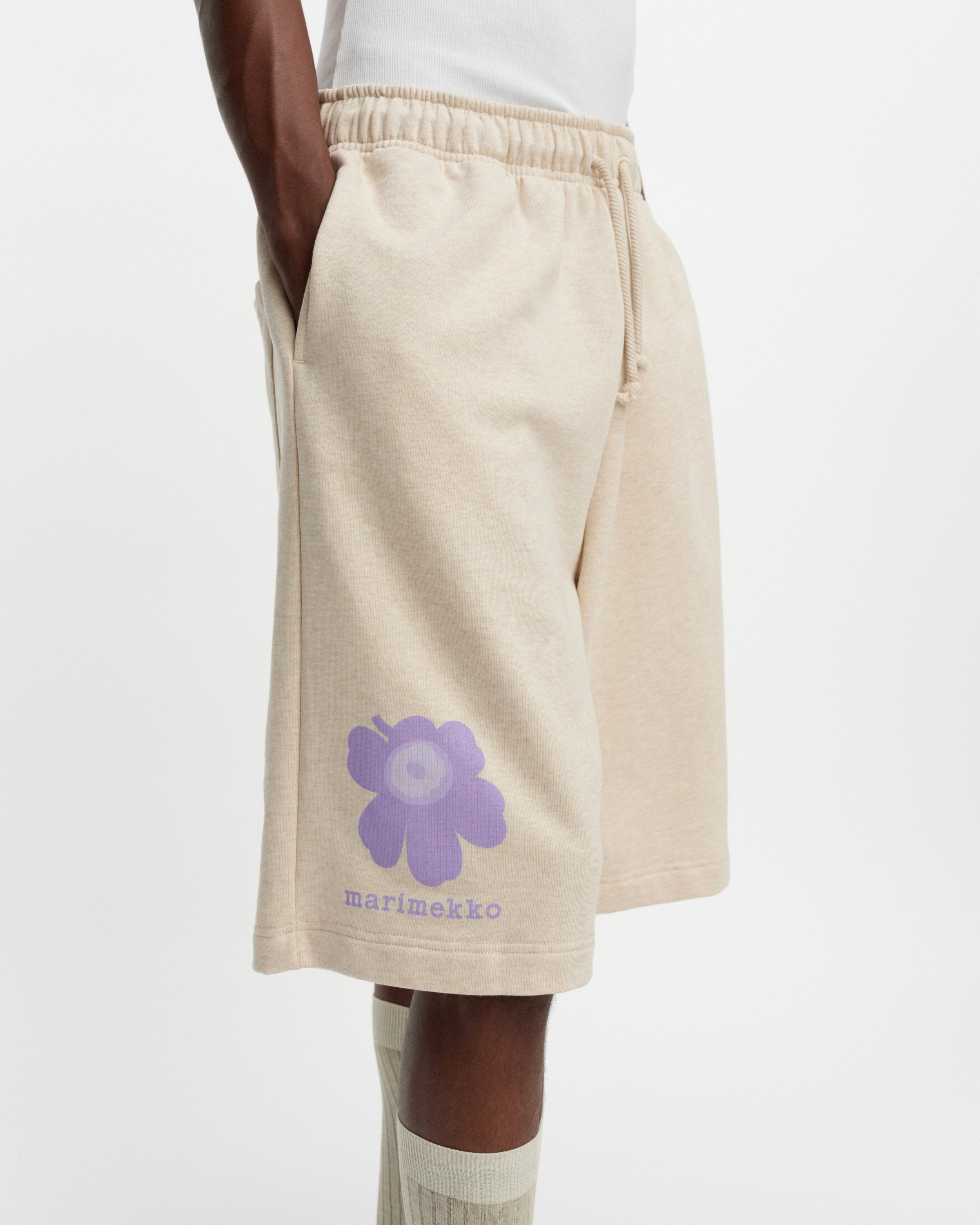 Kioski Sarana Unikko Placement French Terry Shorts