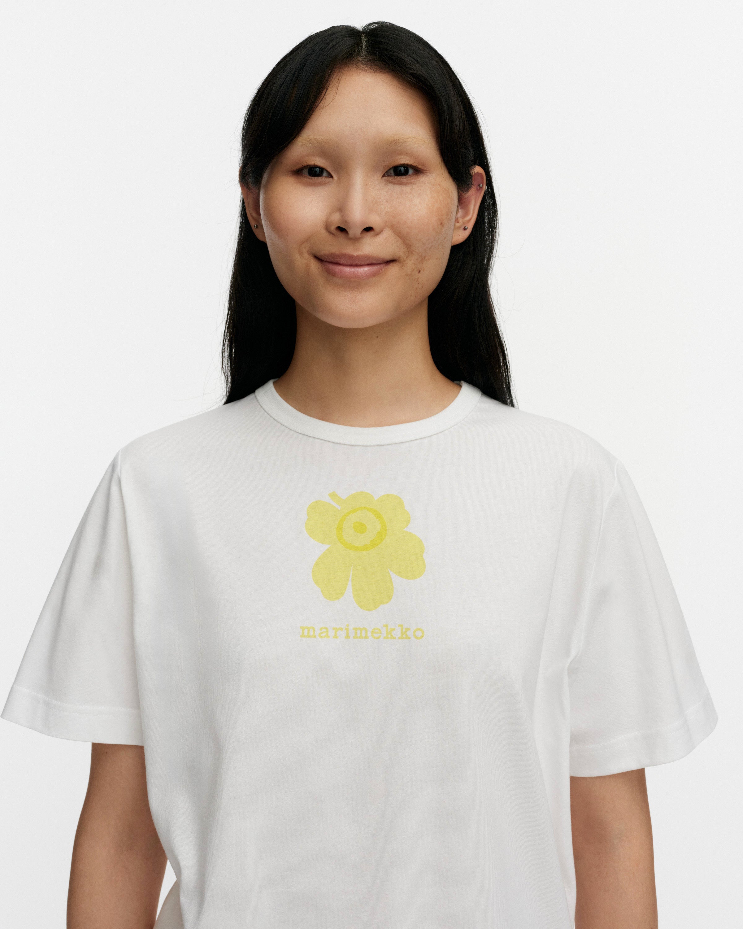 KIOSKI ERNA UNIKKO PLACEMENT SHORT SLEEVE TOP 63CM | MARIMEKKO