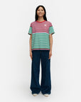 Kioski Tasaraita Unikko Short Sleeve Top 63cm