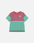 Kioski Tasaraita Unikko Short Sleeve Top 63cm