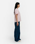 Kioski Tasaraita Unikko Short Sleeve Top 63cm