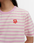 Kioski Tasaraita Unikko Short Sleeve Top 63cm