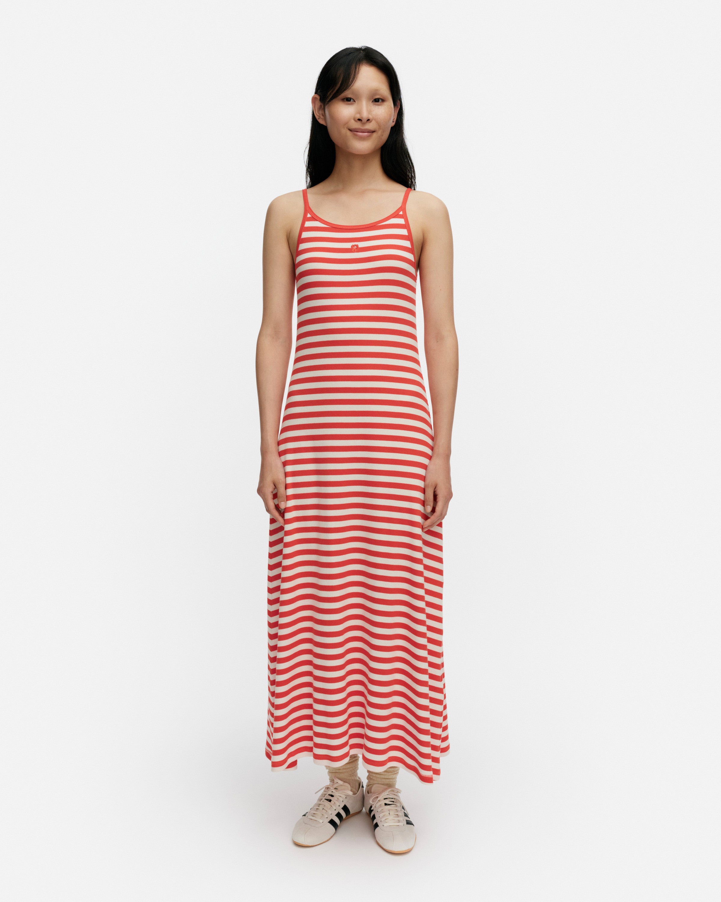 Kioski Laulaa Tasaraita Unikko Slip Dress 130cm