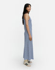 Kioski Laulaa Tasaraita Unikko Slip Dress 130cm