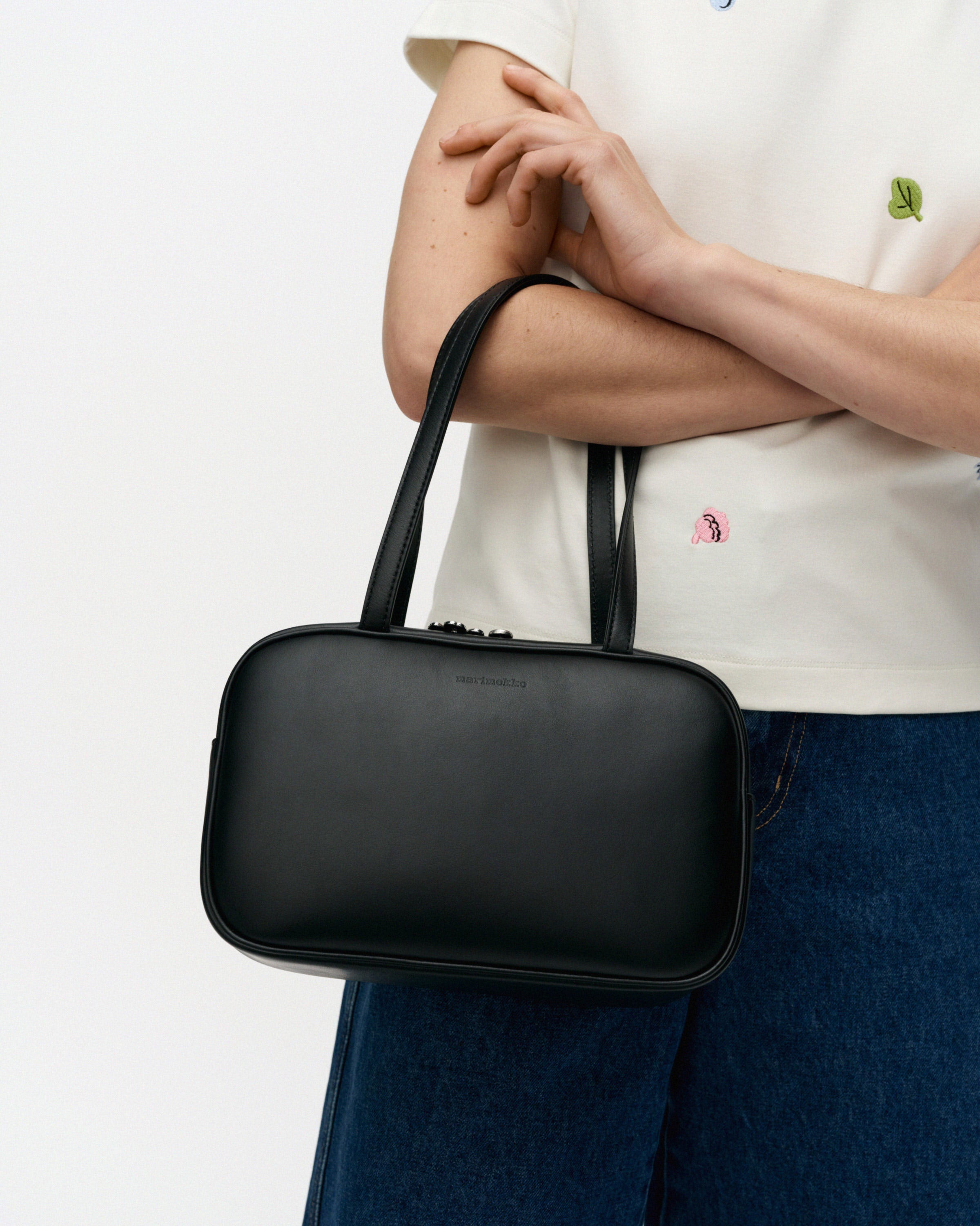 Gratha Bowler Shoulder Bag 16X26X8cm